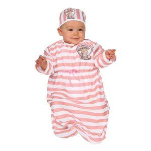 Child Halloween Costume Pink Convict Baby 0-9 months